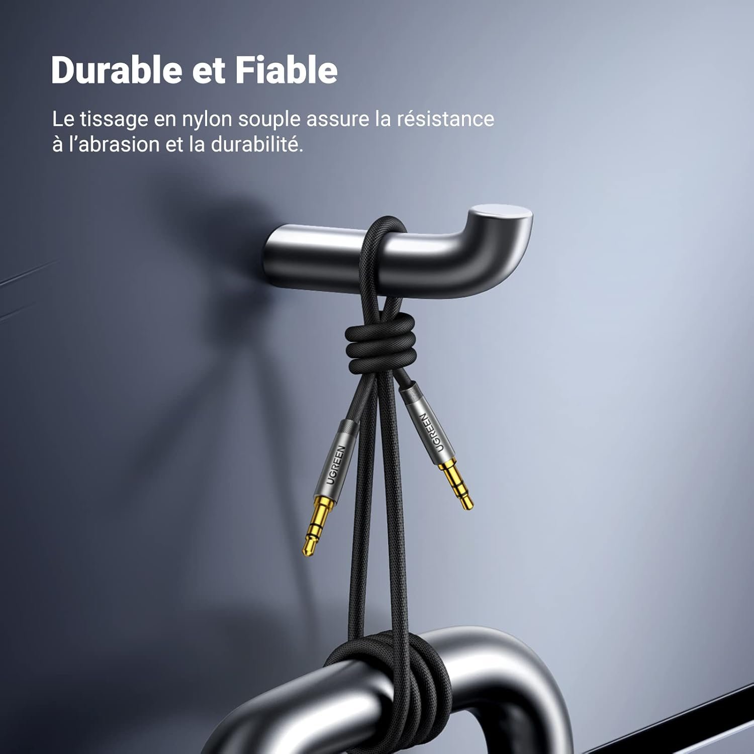 Câble Jack audio 3.5mm Stéréo, mâle-mâle ou mâle-femelle – Image 3