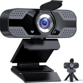 Webcam générique USB HD Micro intégré, plug & play, compatible Zoom/Teams