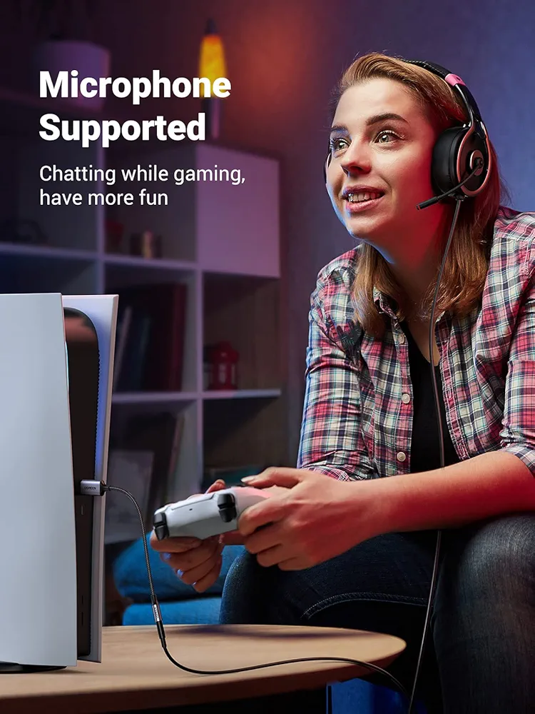 Adaptateur audio Jack 3.5mm vers USB Carte son externe, micro + casque – Image 6