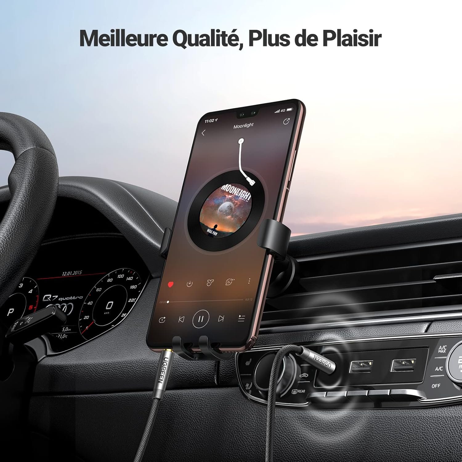 Câble Jack audio 3.5mm Stéréo, mâle-mâle ou mâle-femelle – Image 5