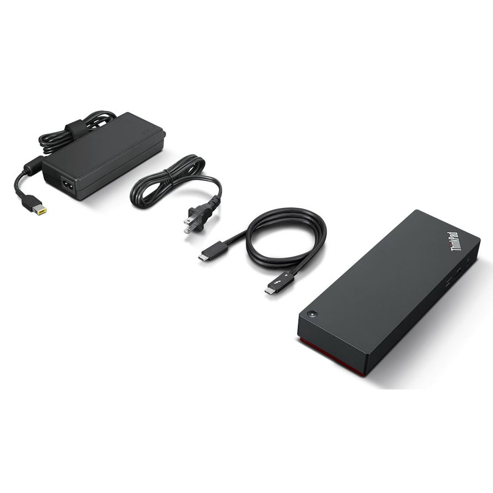 Station USB-C Dock Lenovo HDMI, DisplayPort, RJ45, 4×USB, alimentation intégrée – Image 3