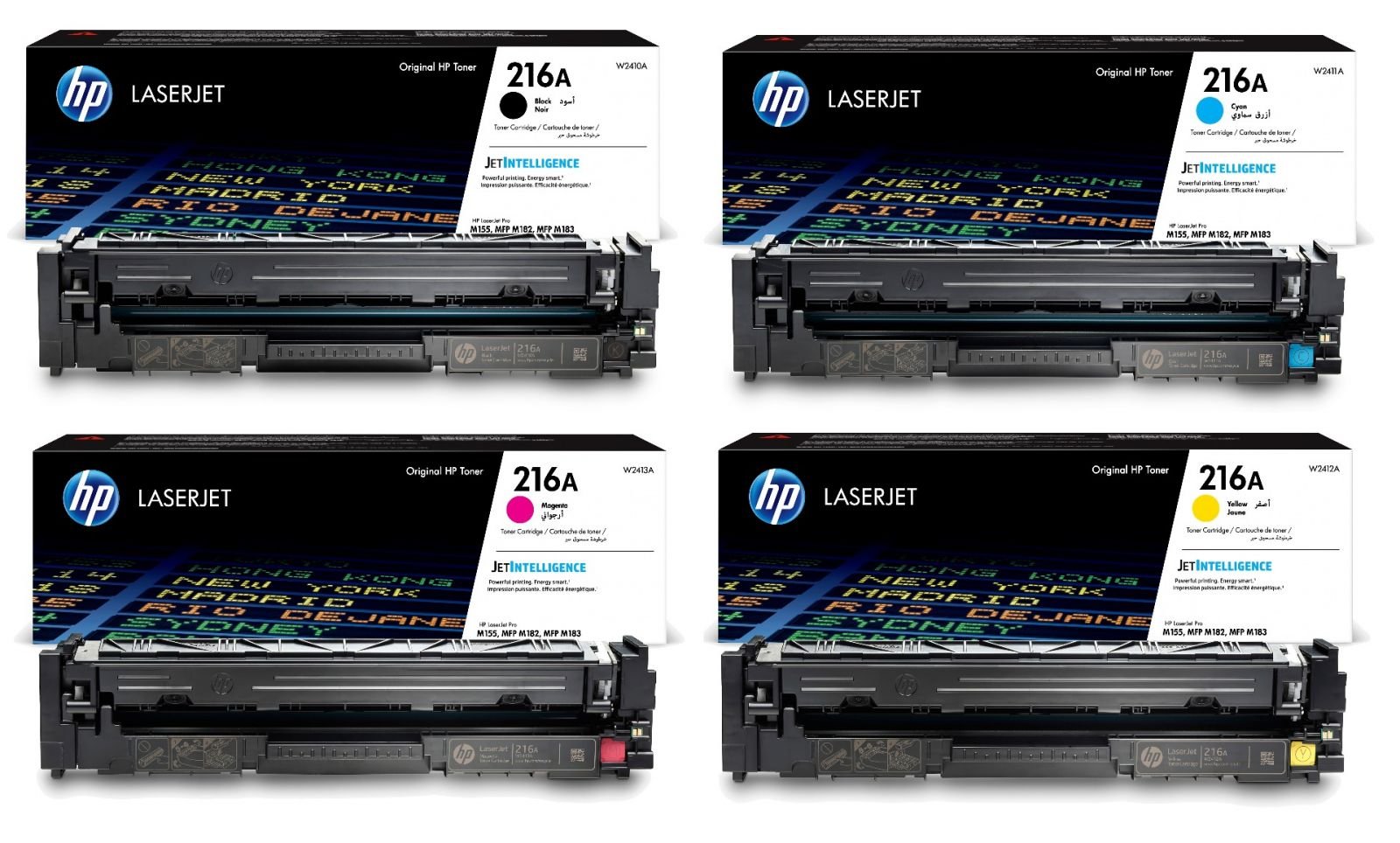 Toner HP 216A (W2410A à W2413A)