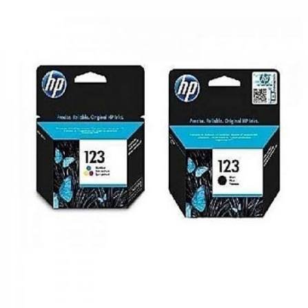 Cartouche d'encre HP 123 (Noir & Couleur)