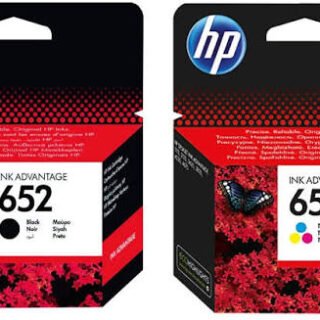 Cartouche d'encre 652 (Noir & Couleur)