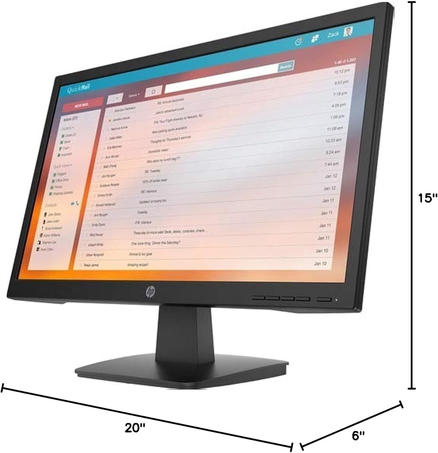 Moniteur HP P22VG4 22” – Image 5