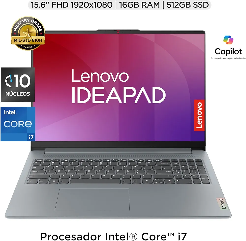 LENOVO IdeaPad Slim 3 15IRH8 – Core i5 13th – 8Go RAM – 512GB SSD – 15.6” Gris – Image 6