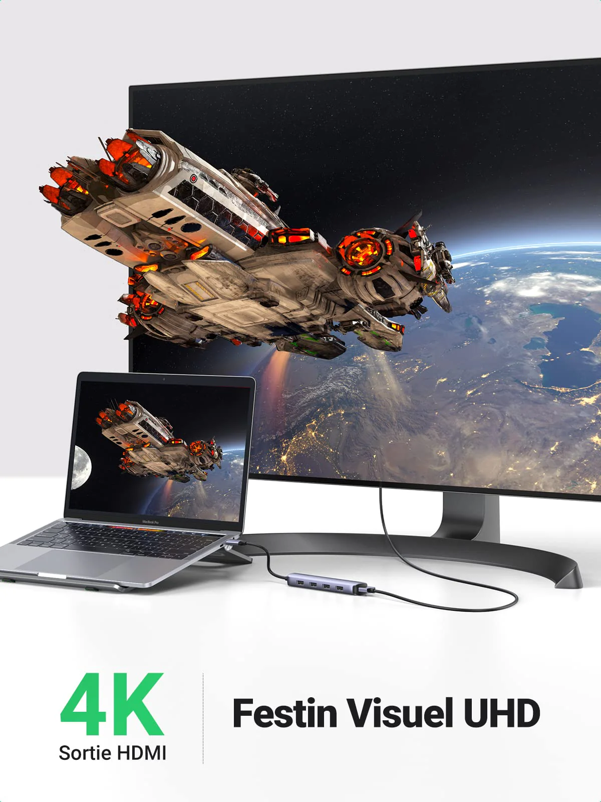 Hub USB-C 5-en-1 UGREEN (Modèle 15596) – Image 5