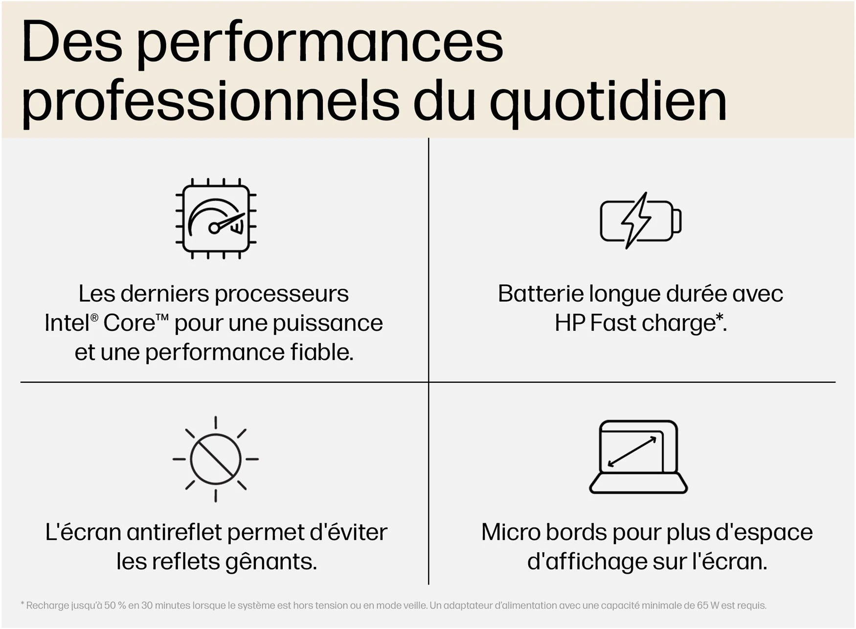 HP ProBook 450 G10 – Core i5 13th – 8Go RAM – 512GB SSD – 15.6” Gris – Image 4