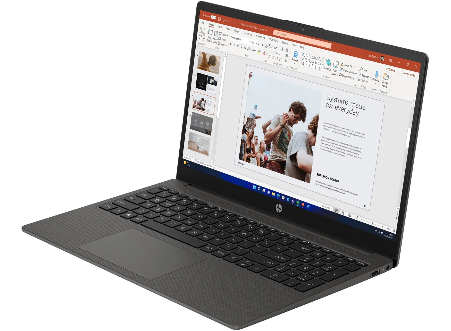 HP 250 G10 – Core i5 13th – 8Go RAM – 512GB SSD – 15.6” Gris – Image 3