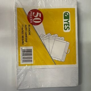 Enveloppe A6 YES ! Haute Qualité Auto adhésif : Format 114x162 mm .