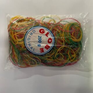 Sachet d'Élastiques Multicolores GLOBE Original - 200g