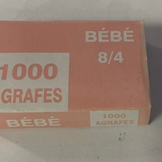 Agrafes "BÉBÉ" 8/4 – Boîte de 1000 pièces – Format Miniature