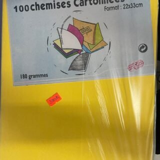Paquet de 100 Chemises Cartonnées