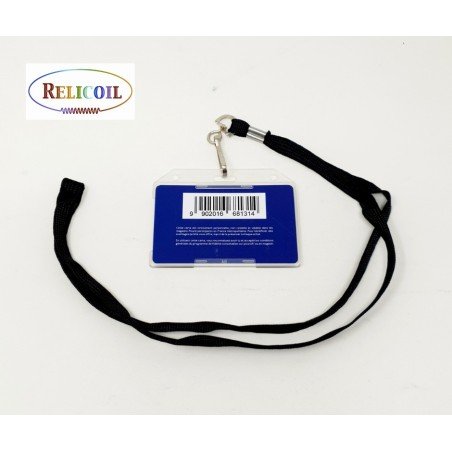 Sachet Cordons Porte-Badge Bleus avec Clip Métallique – Image 4