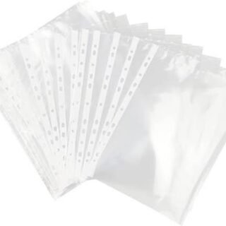 Pochettes Perforées Transparentes A4 – Protection & Archivage