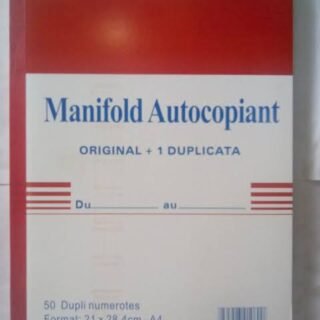 Carnet Manifold Autocopiante A4 Universel - 50 Duplis Numérotés (Réf. 8801)
