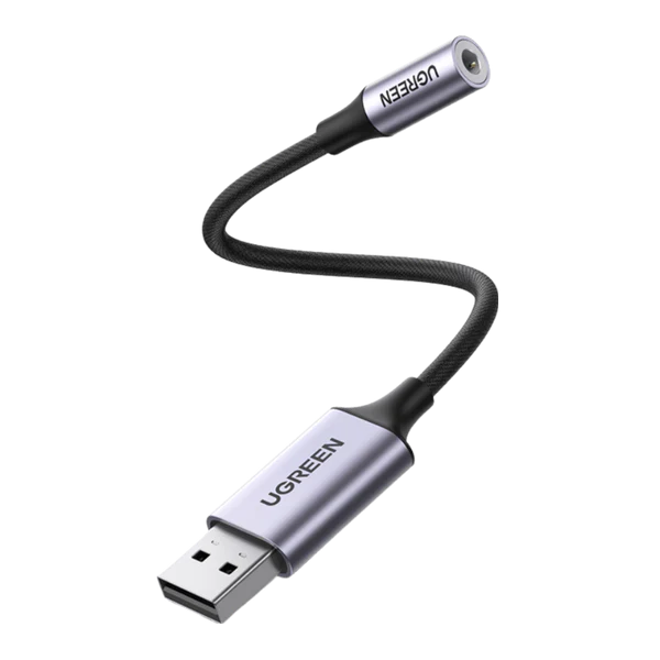 Adaptateur de Carte Son Externe UGREEN USB 2.0 (Modèle 30724)