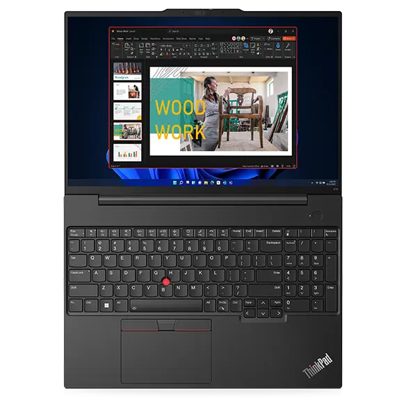 LENOVO ThinkPad E16 GEN1 – Core i7 13th – 16Go RAM – 512GB SSD – 16” Noir – Image 5