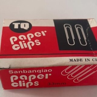 Boîte de 100 Trombones Sanbanqiao (TQ) - 33mm | Qualité Standard