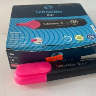 Surligneur Schneider Job Rose – Pack de 10 : Performance et Éco-responsabilité