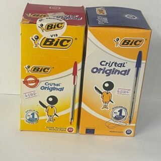 Stylos BIC Cristal Original – Boîte de 50