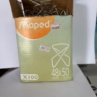 Trombones Maped "Papillon" 50 mm - Boîte de 100